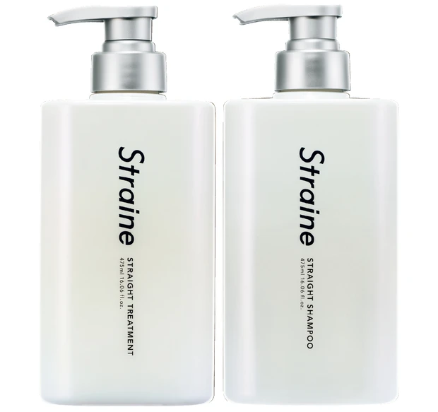 髪の乾燥対策 ストレイン ストレートシャンプー ホワイトブロッサムの香り、同 トリートメント ホワイトブロッサムの香り