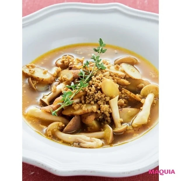 夏バテ解消におすすめ！ Atsushiさんの簡単レシピ６選_しめじ・ごぼう・豚肉のスープ