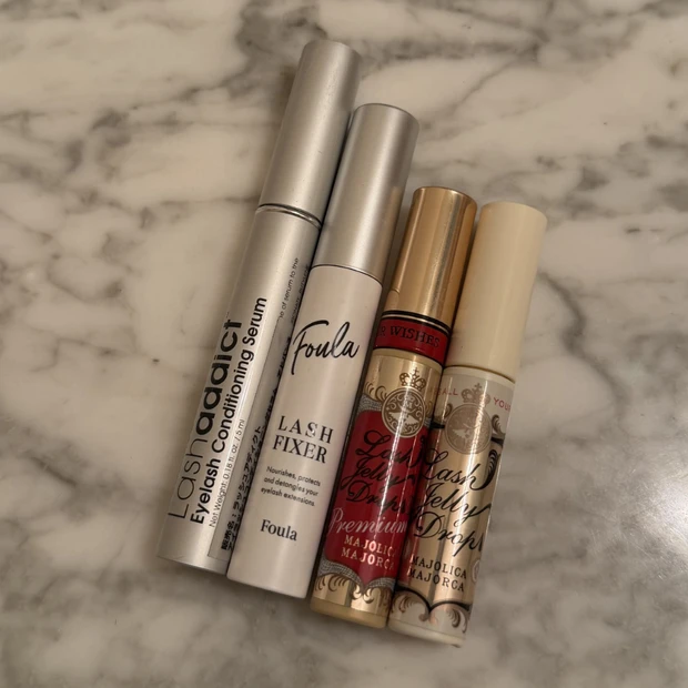 ラッシュジェリードロップEX　ラッシュジェリードロップEXプレミアム　ラッシュアディクト　Foula クリアコーティングマスカラ美容液