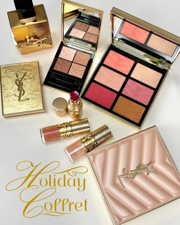 【5位】YSLの限定ノエルコレクションをスウォッチ! ゴールドを纏ったアイテム満載【クリスマスコフレ2025】