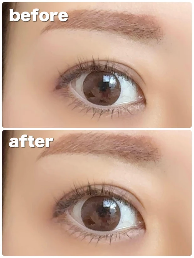 セザンヌ 描くアイゾーンコンシーラー 02 なじみピンク 涙袋の仕上がり