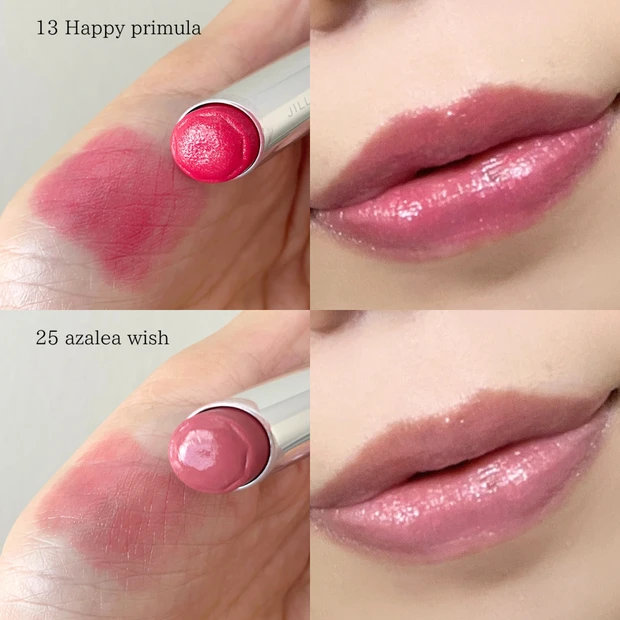 【JILL STUART（ジルスチュアート）】可愛すぎる吐息リップ「リップブロッサムグロウ」誕生日プレゼントで貰った２色をレビュー♪_9