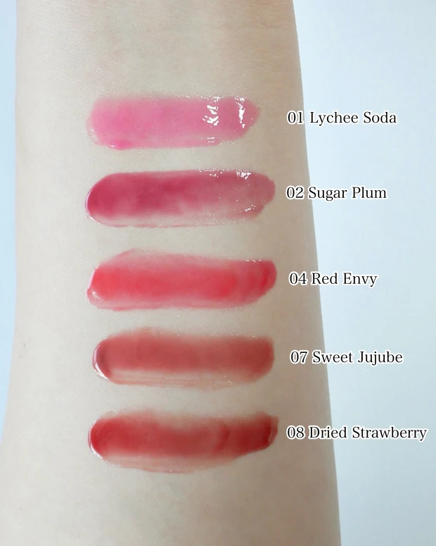 Cathy Doll ハートフル カラーリップマスク スウォッチ