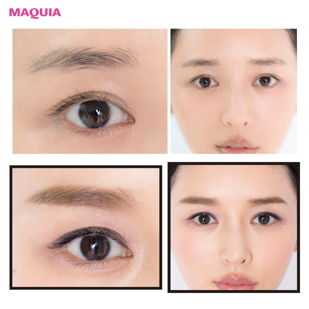 付録ブラシ2本で叶う！ 「千吉良眉」プロセスでベストバランスな美眉に！