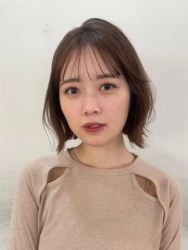 【9位】【30代40代に人気】スタイリングが楽ちん♡大人可愛い外ハネくびれボブ