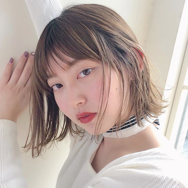 12トーンの髪色 モカベージュ