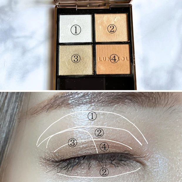 2025年1月24日発売！透明感爆発！天使の輝きルナソル春新色アイシャドウで洗練EYEに♪_4