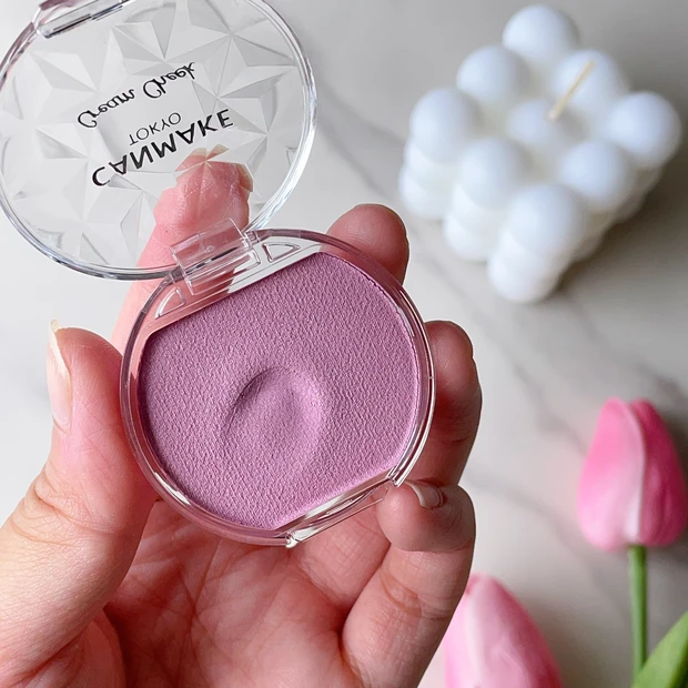 【ブルベ歓喜！争奪戦？！】7月下旬発売★キャンメイクの限定チークが可愛すぎた！〝キャンメイク クリームチーク （P05 ペールライラック）〟_3_1