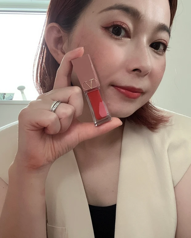 《完売色多数！》この秋注目の万能コスメ💄新作リップ＆チークでメイクしたら盛れた♡【ヴァレンティノビューティ】_7_2