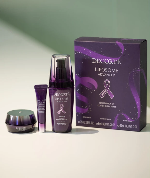 コスメデコルテ　パープルリボン　リポソーム アドバンスト　渋谷　SDGs-4