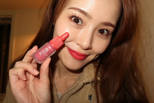 【宮脇咲良ちゃんもご愛用！韓国コスメ♡ティントリップ】peripera インク エアリー ベルベット 04 pretty Pink_7