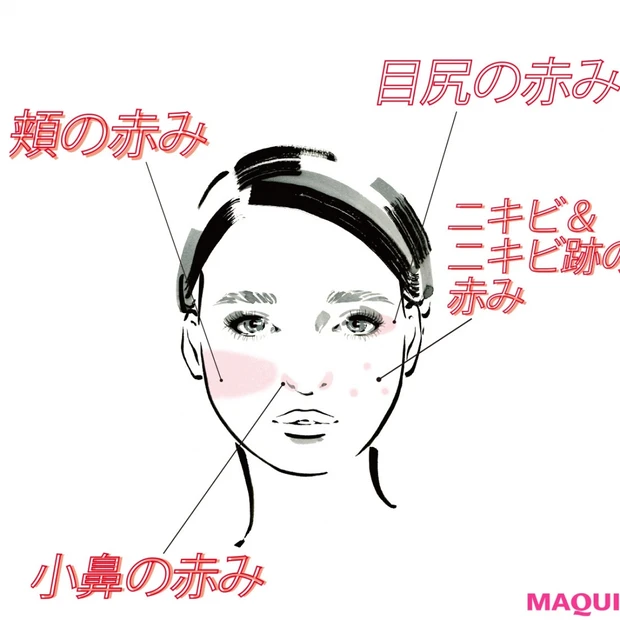 肌には「いらない赤」がある！赤みをカバーして涼肌美人になる方法