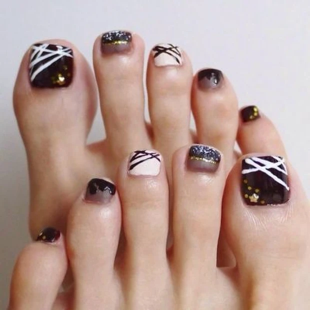 甘くとろける☆ショコラカラーネイルで心もあったか！【ギ☆のセルフネイル手…