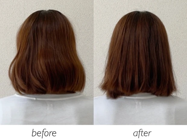 ボズレー ヘアカラートリートメント ビフォーアフター