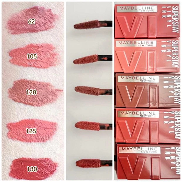 メイベリン SPステイ ヴィニルインクのスウォッチ