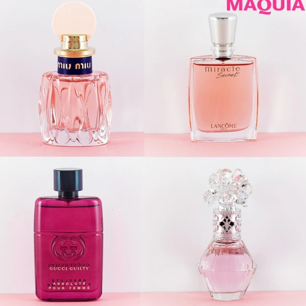 女の子DNAが目覚める！「可愛い」を引き出すピンク色の香り4選