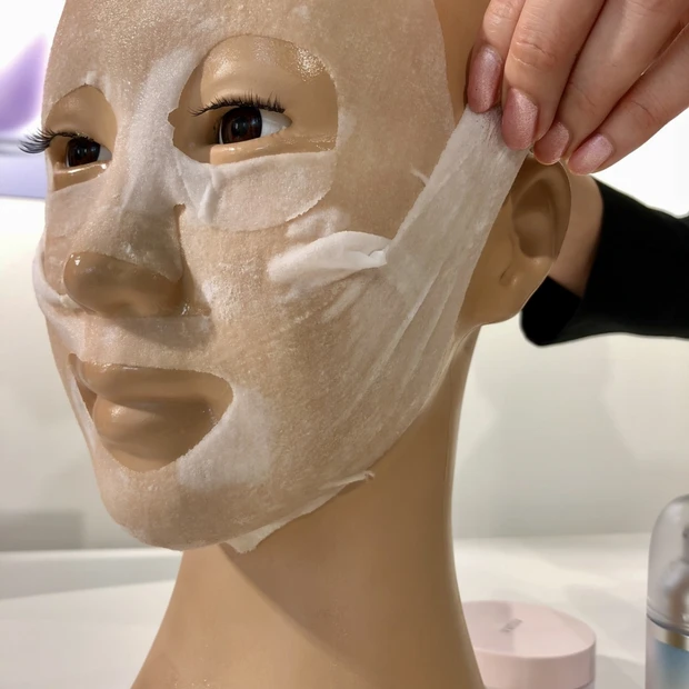 着圧ソックス素材のシートマスクで顔の下半身太りを防げ!