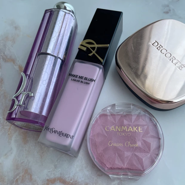 パープル チーク 使い方