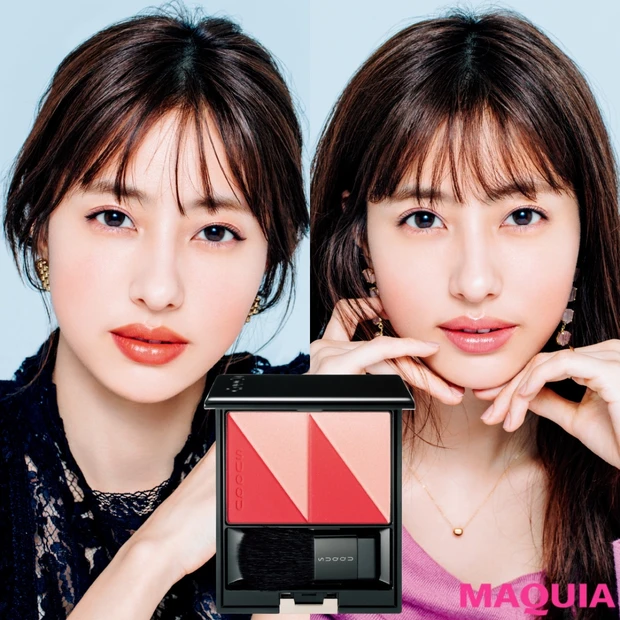 面長さんにはネコひげチーク! 横幅アピールに効くチーク&ハイライトの入れ…