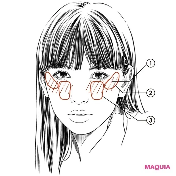 【鈴木えみさん美の哲学】「派手色ピンクで頬の中央を前に出して見せたい!」_メイクのやり方