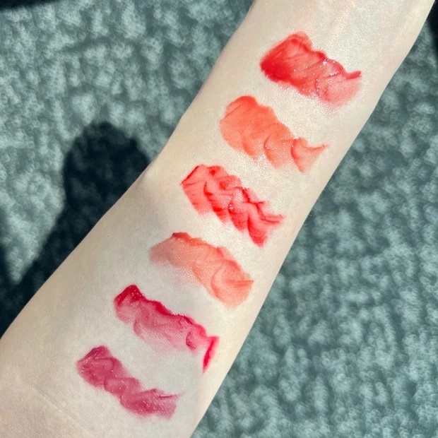 2024年夏新色リップ_エチュード オーバーグロウティント_スウォッチ