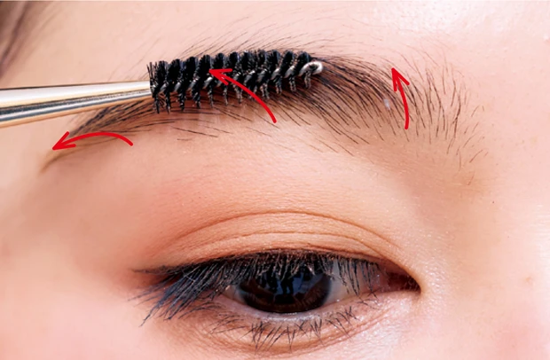 トレンド眉 「ふわゆるアーチ眉」の描き方5