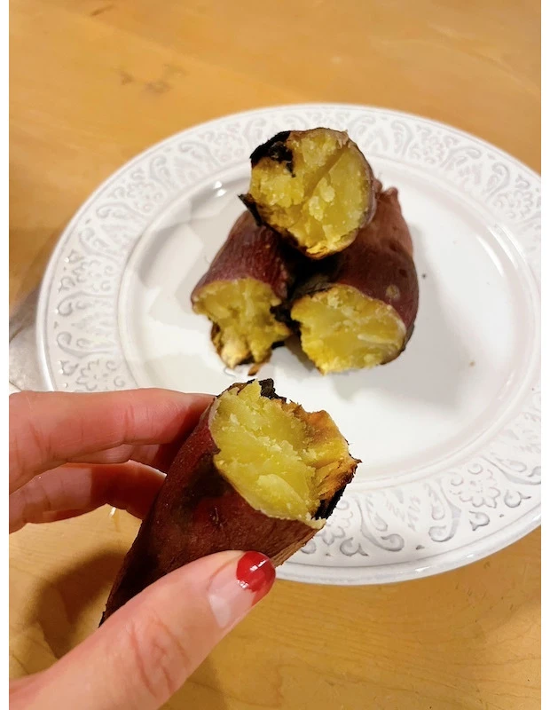 【ダイエット中のヘルシーおやつ】まるでスイーツ!マキア掲載レシピ「冷やし焼き芋」を作ってみた_3