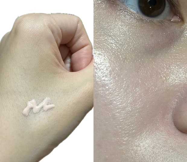 セザンヌ 下地 UVトーンアップベース ピンク スウォッチ