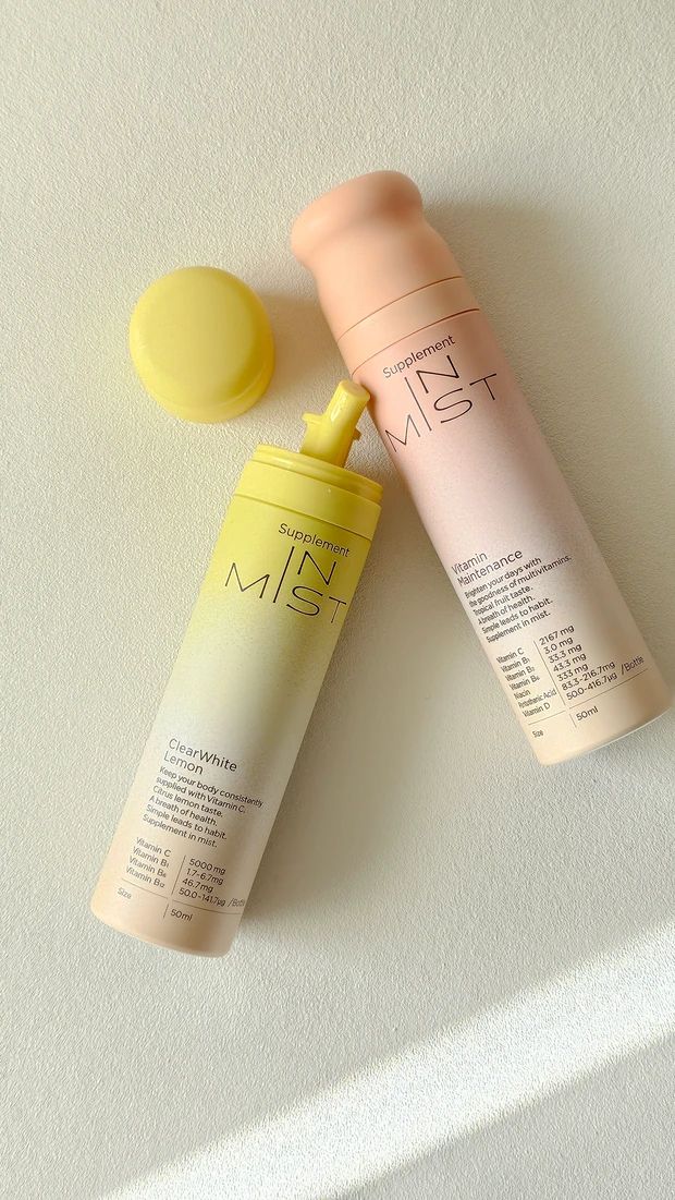 インミスト クリアホワイトレモン、インミスト ビタミンメンテナンス、、サプリメント、ビタミン、ビタミンC、マルチビタミン、インナーケア、マキア、オッス!推しコス