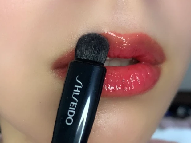 SHISEIDO HANEN FUDE アイ シェーディング ブラシ 使用感 リップメイク