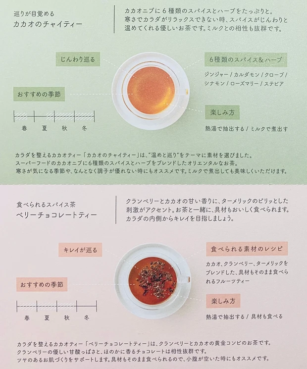 冷え性やエイジングケアにも◎巡りを良くして体をじんわり温めるカカオティー。_4_1