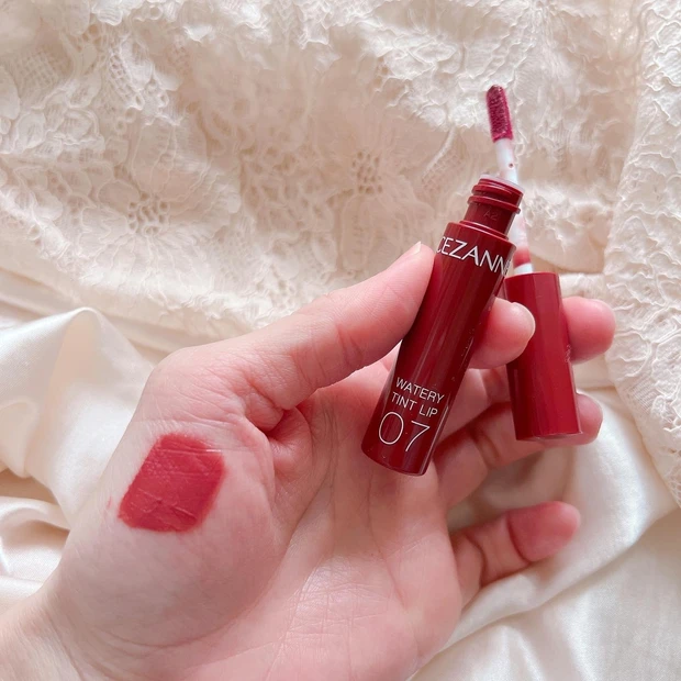 オッス!推しコス 【プチプラ代表セザンヌの名品♡】ウォーターリップティント8色揃えました!_20