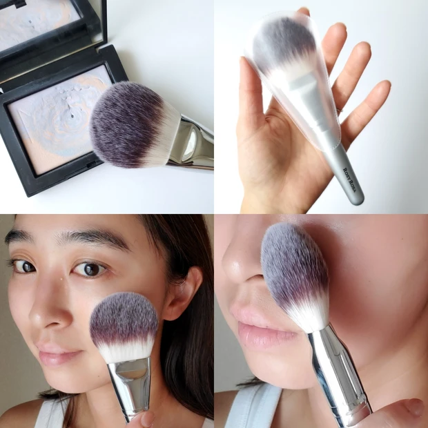 ロージーローザ パウダーファンブラシ 口コミ