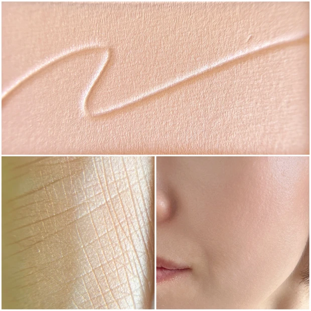 チークブラッシュ05 スウォッチ