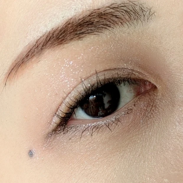 スナイデル ビューティ アイデザイナー n 04 Snow Tulle スウォッチ