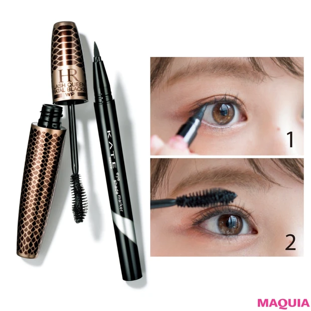 【ボリューミーまつ毛＆ブラウンライン】で自分史上最強のデカ目に！