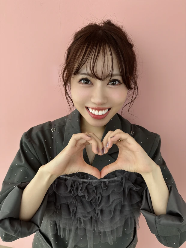 声優伊達さゆり　ピンク　ハート