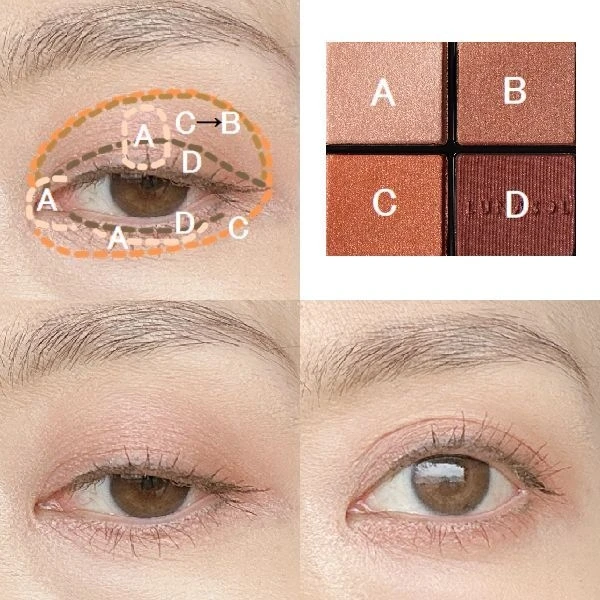 <19 Mahogany>スウォッチ メイクレシピ