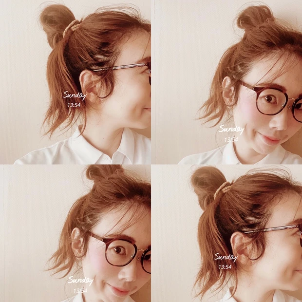 残暑厳しい日の簡単!ゴム1本で作る団子ヘアアレンジwithさらとろライスオイル
_3