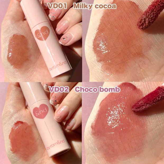 【2024.1.9NEW❤︎ バレンタイン限定 コンビニで買えるrom&nd新色全2色レポ】_5