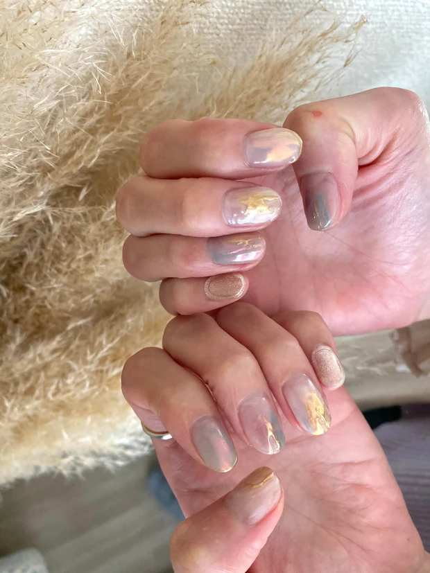 4月のネイル🤍春の訪れを感じるキラキラネイル_3_1