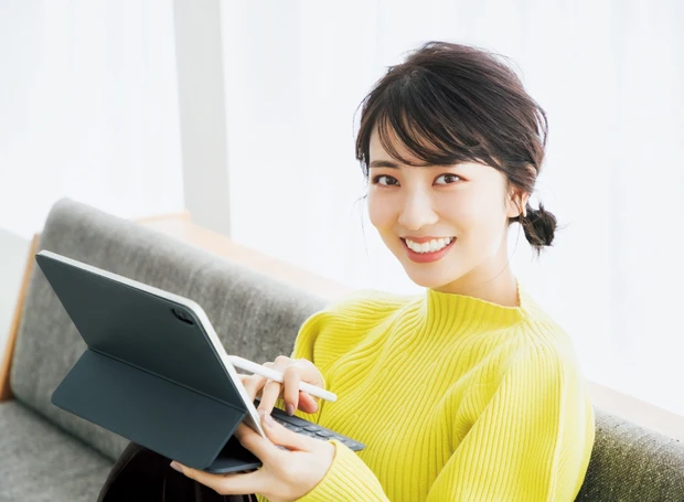 ちらっと見える ちびだんごスタイル