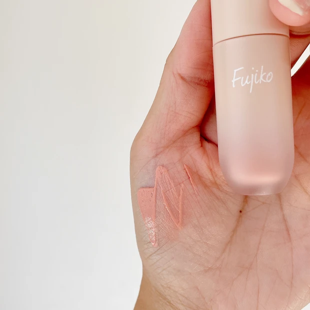 秋メイク フジコ 水彩チーク 01 マイスイートピンク