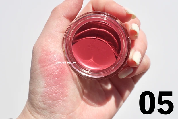 ボーム N°1 ドゥ シャネル　リップ＆チーク ボーム　5 ライヴリーローズウッド　スウォッチ