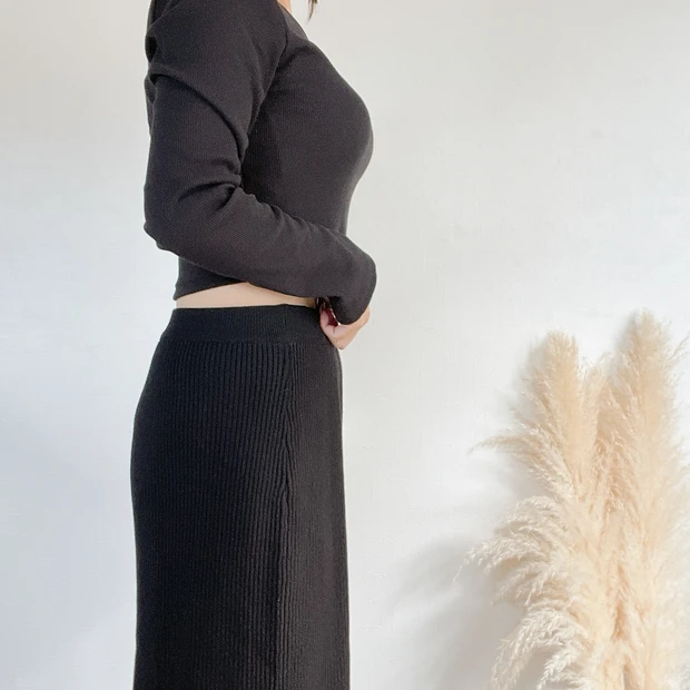 GU クロップド丈トップス 着回しコーデ