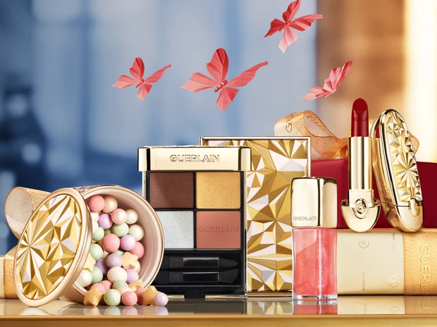 ♥GUERLAIN　ルージュ　ケース付き　４点セット ゲラン(Guerlain) ルージュ ジェ ケース ステラー(口紅