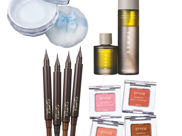 THREEのヘアオイルやエトヴォスの名品も。話題の新作をエディターがお試し！ 