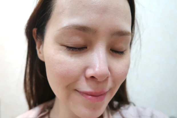 アテニア  ​スキンクリア クレンズ オイル使用後の肌