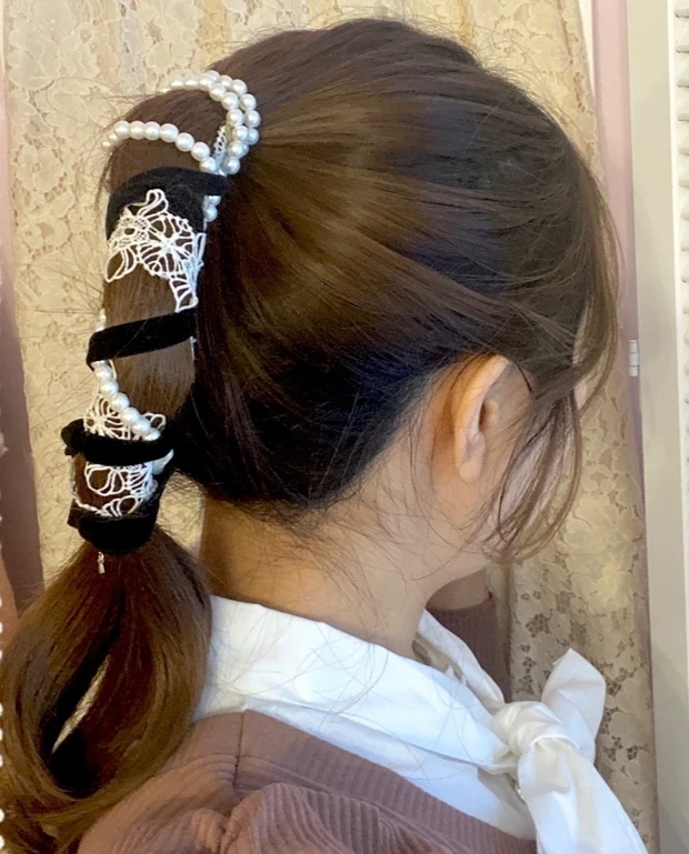 【超簡単!】小物を使ったゆる〜いヘアアレンジ5選_12