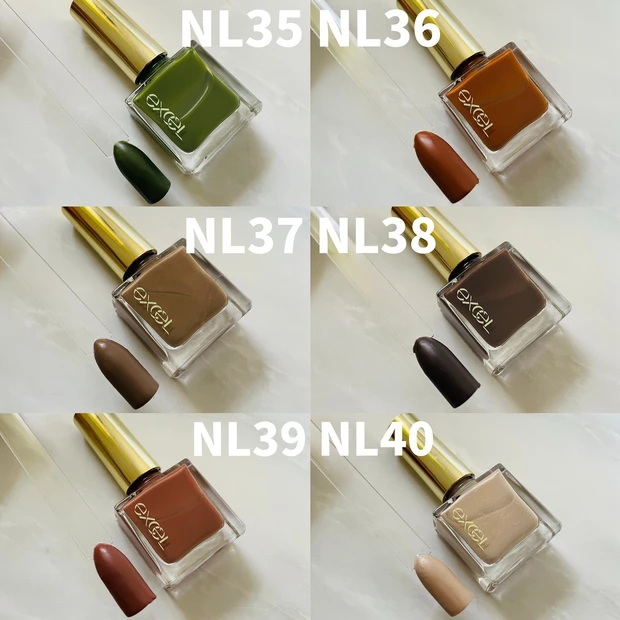★2022 Autumn Collection★発売したばかりのエクセルの秋新色コスメをご紹介!【グリームオンフィットシャドウ・エッセンスネイルオイル・ネイルポリッシュ】_11